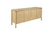 Miniatuur Dressoir van eikenfineer naturel Storm 4