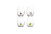 Miniature Drinking Glasses (Set of 4) in Clear Glass Misa 1