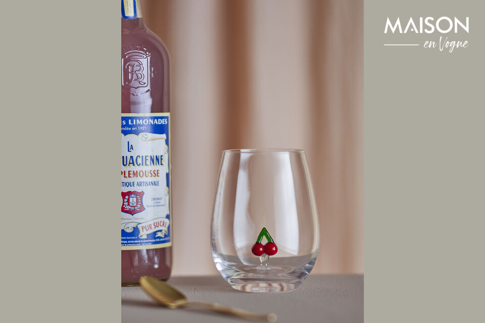 The handmade details make each glass truly unique