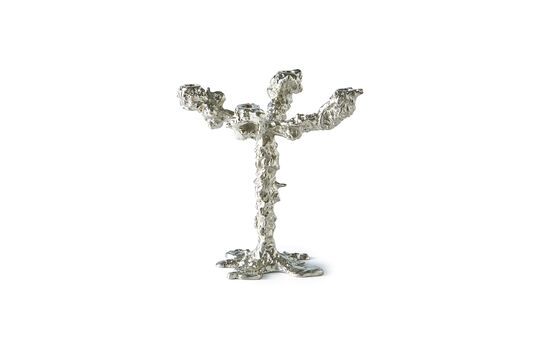 See the product profile drip silver-plated recycled aluminum candleholder Drip silver-plated recycled aluminum candleholder