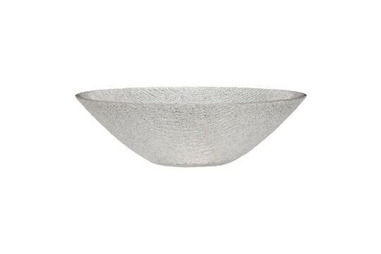 Schauen Sie die Produktbeschreibung an durchsichtige Glasschüssel Fuyu Größe L Durchsichtige Glasschüssel Fuyu Größe L