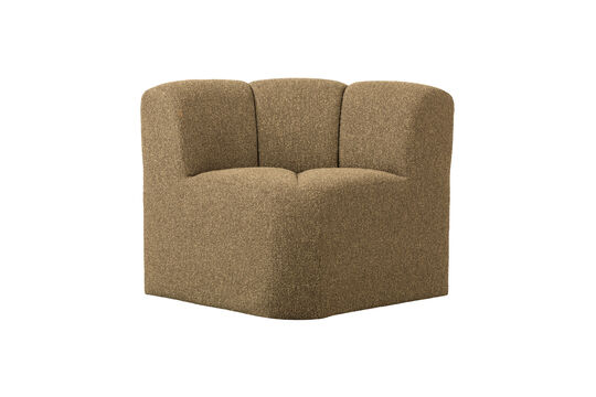 Eck-Essbank Bouclé Gelb/Braun Mojo ohne jede Grenze