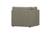 Miniaturansicht Eckelement 96x96 cm Stoff Warmgrau FAMILY 6