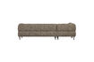 Miniaturansicht Ecksofa links 267x205 cm grob gewebt dunkelbraun meliert Lloyd 3