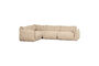 Miniaturansicht Ecksofa links gewebte Chenille Sand BAGGY ohne jede Grenze