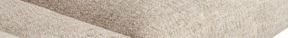 Materialbeschreibung Ecksofa links grob gewebt Natur melange LLOYD