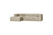 Miniaturansicht Ecksofa links Struktur-Samt buttermilk BEAN 1