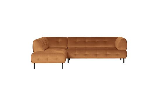 Ecksofa links velour cinnamon Lloyd