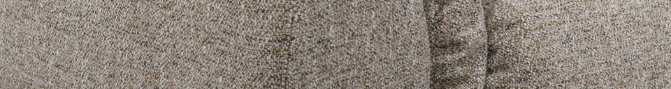 Materialbeschreibung Ecksofa links Webstoff braun meliert Baggy