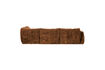 Miniaturansicht Ecksofa rechts aus 3D-Chenille Mittelbraun BAGGY 4