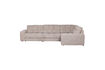Miniaturansicht Ecksofa rechts aus Rippstoff Natur Second Date 4