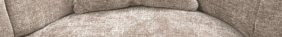Materialbeschreibung Ecksofa rechts Chenille natur CLOUD