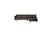 Miniaturansicht Ecksofa rechts Eco-Leder schwarz Rodeo 3