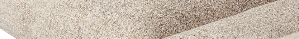 Materialbeschreibung Ecksofa rechts Grobgewebe Natur Melange LLOYD