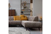 Miniaturansicht Ecksofa rechts Rippstoff taupe STATEMENT 2