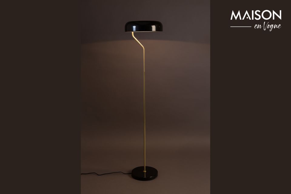 Eclipse Floor lamp black and gold DutchBone