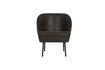 Miniature Eco leather armchair black Vogue 2