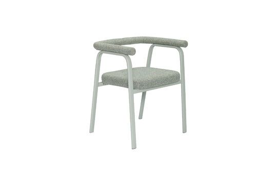 Ecto green metal chair Clipped