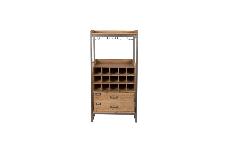 At the bottom, there are two large drawers to store everything
