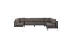Miniatuur Eetbank Hoekelement Links Grijs Couple 3