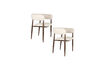 Miniatuur Eetkamerfauteuil in beige stof Stanley 6