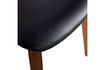 Miniatuur Eetkamerstoel 81x48x50 cm walnootfineer zwart Classic 8