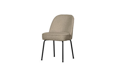 Eetkamerstoel bouclé beige VOGUE
