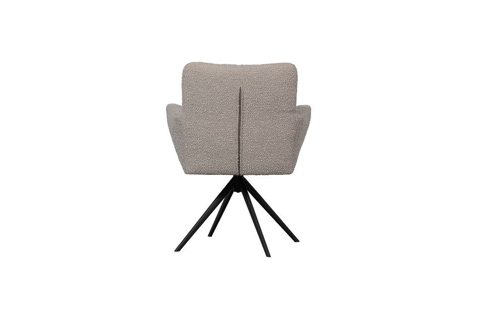 Materiaal VINNY is bekleed met een superzachte boucle stof, genaamd Cres