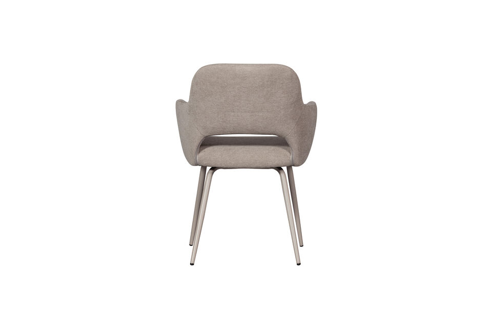 Deze plat geweven stof is gemaakt van 100% polyester en heeft een gelijkmatig, compact weefpatroon