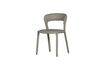Miniatuur Eetkamerstoel leerlook beige NOBLE 1