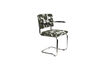 Miniatuur Eetkamerstoel met armleuningen in groene stof Ridge Kink Deco Symbols 1