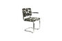 Miniatuur Eetkamerstoel met armleuningen in groene stof Ridge Kink Deco Symbols Productfoto