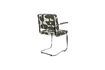 Miniatuur Eetkamerstoel met armleuningen in groene stof Ridge Kink Deco Symbols 5