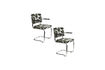 Miniatuur Eetkamerstoel met armleuningen in groene stof Ridge Kink Deco Symbols 2