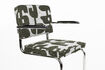 Miniatuur Eetkamerstoel met armleuningen in groene stof Ridge Kink Deco Symbols 8