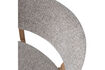 Miniatuur Eetkamerstoel naturel stof en hout UDAR 9