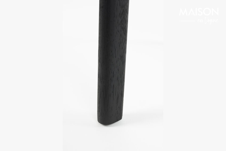 Eetkamerstoel van zwart hout Northwood - 9