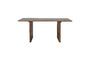 Miniatuur Eettafel 180x90 cm van bruin mangohout Milow Productfoto
