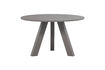Miniatuur Eettafel Ø 129 cm eiken warmgrijs RHONDA 4