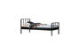 Miniaturansicht Einzelbett 90x200 cm Metall Schwarz MEES ohne jede Grenze