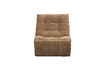 Miniaturansicht Elektrischer Relaxsessel 94x98x83 cm gerippter Webstoff hellbraun Hein 2