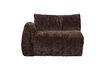 Miniature Élément 1 place accoudoir gauche Chenille 3D Brun Foncé BAGGY 4