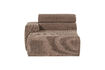 Miniature Élément chaise longue bras gauche tissu côtelé taupe NOVI 2