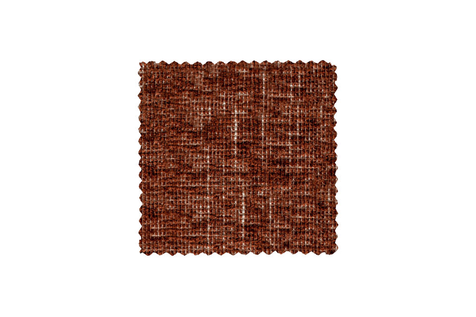 Les coussins confortables sont recouverts d\'un tissu tisse grossierement