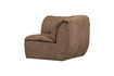 Miniature Élément d'angle 96x96 cm chenille tissée brun Baggy 2