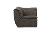 Miniature Élément d'angle de canapé 96x96 cm tissu chiné gris chaud BAGGY 2