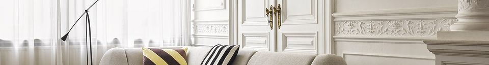 Mise en avant matière Element d'angle Jax arrondi gris clair