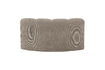 Miniature Élément d'angle rond tissu côtelé sable foncé Mojo 4