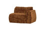 Miniature Élément de canapé 1 place accoudoir droit chenille 3D marron moyen BAGGY Détouré