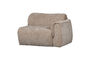 Miniature Élément de canapé 1 place accoudoir droit chenille 3D sable Baggy Détouré